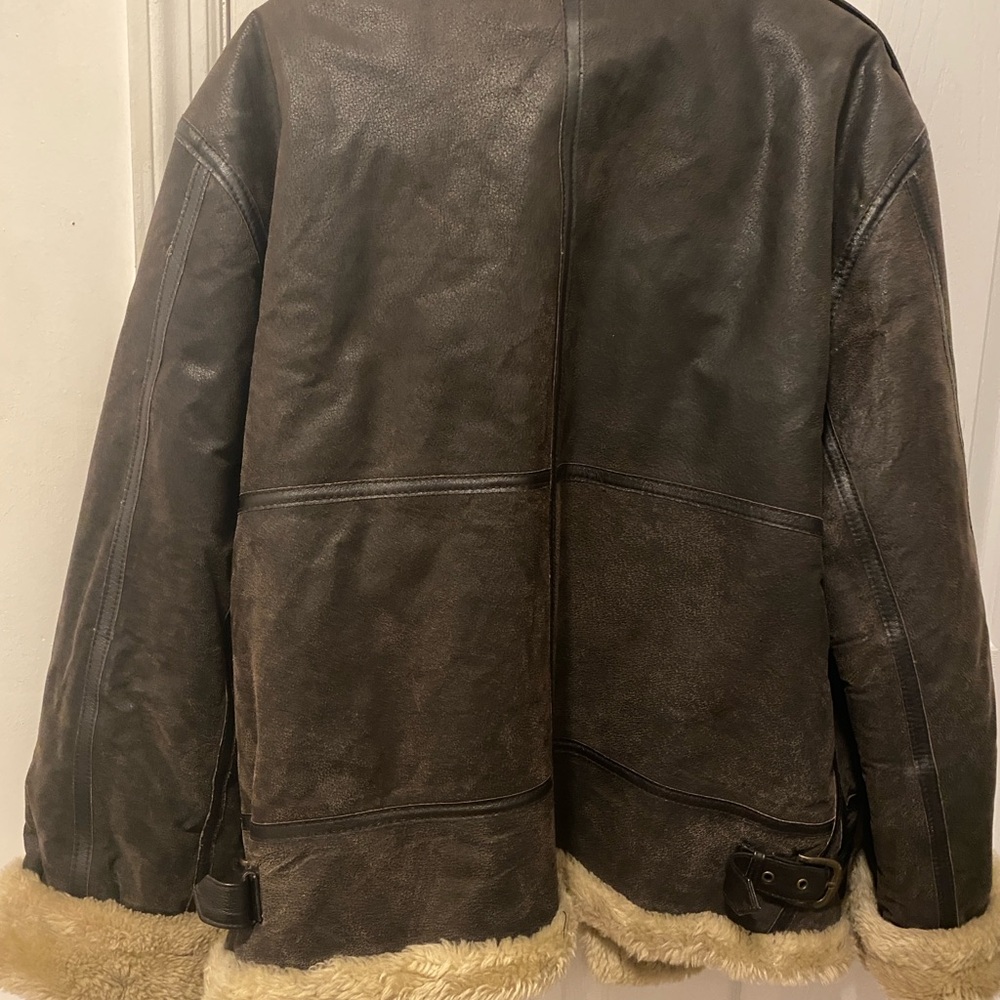 Xoxo Brown Shearling Jacket - image 5